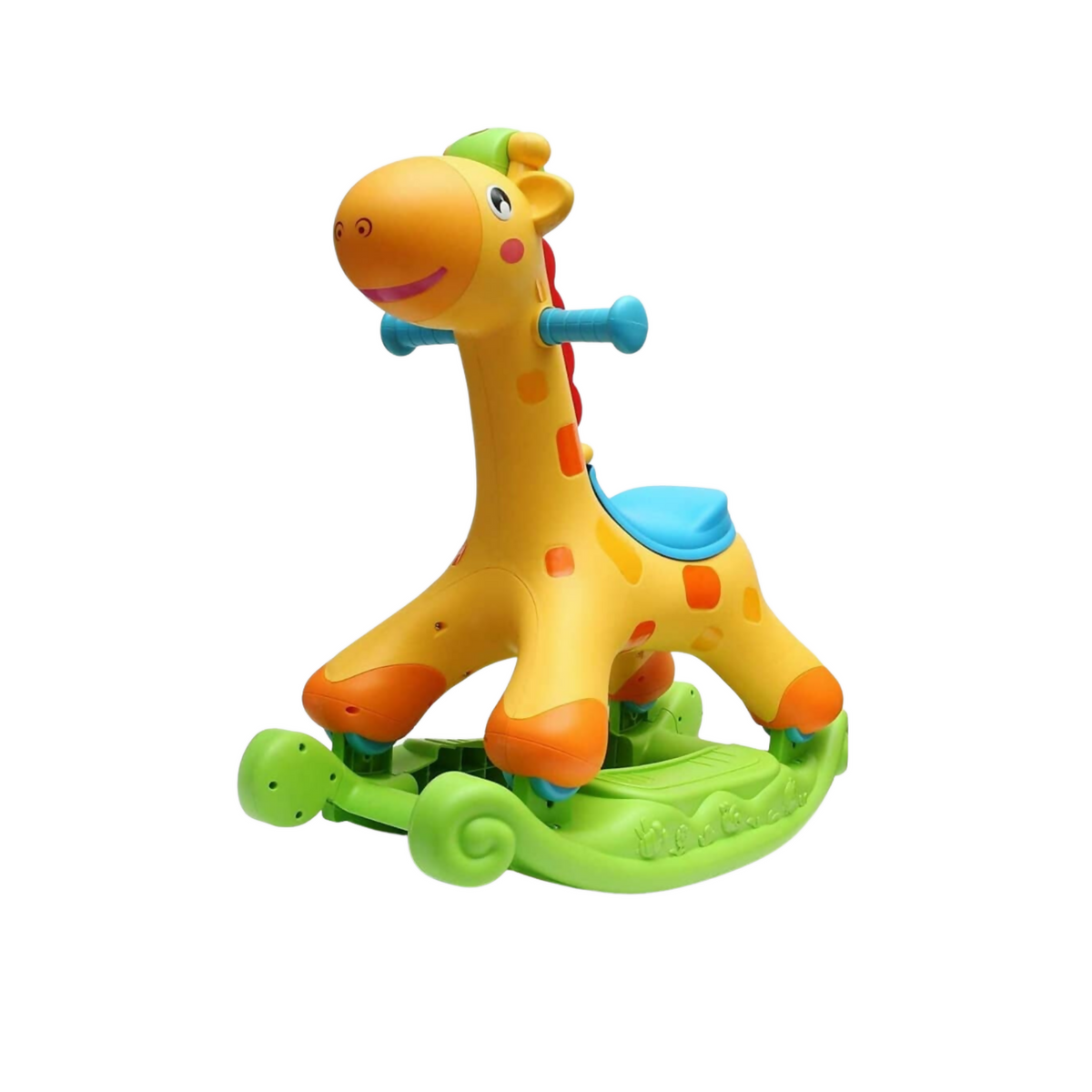 Double the Fun Rocking Giraffe with Music and Storage Action