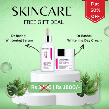 Dr Rashel Whitening Serum + Day Cream, Dual-Action Skincare, 50ml