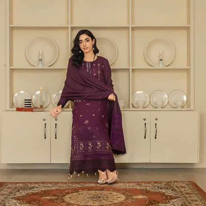 Embroidery Suit, 3Piece, Elegant & Traditional Wear, for Women