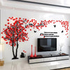 3D Acrylic Wall Art, Forever Tree Design, Shiny Finish, Home & Office Decor