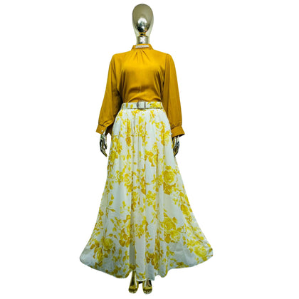 Skirt & Top, Imported Chiffon Elegance & Effortless Style, for Women