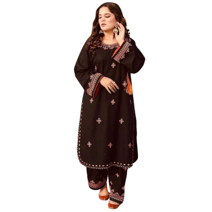 Traditional Balochi 2-Piece, Mirror Embroidery, Stylish & Comfortable, for Women