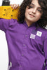 KID'S PURPLE CASUAL SHIRT