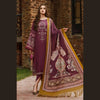 Unstitched Dhanak Fabric Suit, Embroidered Panels & Wool Shawl, for Women