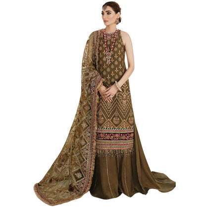 Asim Jofa Most Beautiful Article Crinkle Chiffon Embroidered 2024