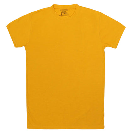 T-Shirt, Vibrant Mustard, Premium Cotton & Polyester, for Comfort & Style