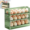 3 Layer Egg Storage Container, 24 Grid, for Refrigerator Organization