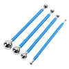 4Pcs Cake Decorating Ball Tool Set, Stainless Steel & Rubber Grip