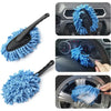 Car Wash Microfiber Cleaning Brush, Extendable Dust Mop & Waxing Tool