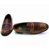 Loafer-Luxe Tire Sole Shoes, Premium Leather & Casual Wear, for Men