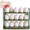 3 Layer Egg Storage Container, 24 Grid, for Refrigerator Organization