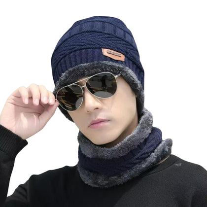 Wool Beanie and Neck Warmer, Cozy Insulating & Moisture-Wicking