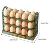 3 Layer Egg Storage Container, 24 Grid, for Refrigerator Organization