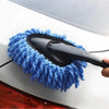 Car Wash Microfiber Cleaning Brush, Extendable Dust Mop & Waxing Tool