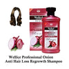 Wellice Anti Hair Loss Shampoo, with Onion Oil, for Hair Growth & Scalp Health