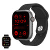 Smartwatch, HK9 Pro+ Series 9 AMOLED Screen, Dual-core AI Processor, Black & White