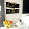 Bismillah & Alhamdulillah Wall Art, Islamic Calligraphy in Wood, for Home Decor