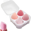 Beauty Blender 4 Pcs Set, Flawless Makeup Application with Holder Box