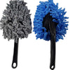 Car Wash Microfiber Cleaning Brush, Extendable Dust Mop & Waxing Tool