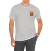 T-Shirt, Printed Round Neck, Wrinkle-Resistant & Shrink-Free, for Men