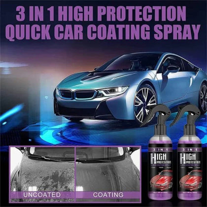 Quick Car Coating Spray, 3-in-1, Ceramic Protection & Gloss Enhancer, 100 ML