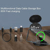 Data Cable Set, Multifunctional 60W Fast Charging for Android & iPhone