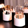 Dustproof Makeup Brush Holder, 360° Rotating Acrylic Organizer, for Vanity