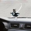 Solar Bear Helicopter Air Freshener, Refillable, Fun Car Accessory