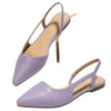 Closed Half Toe Pointed Mule, Fashionable Slingback, for Women