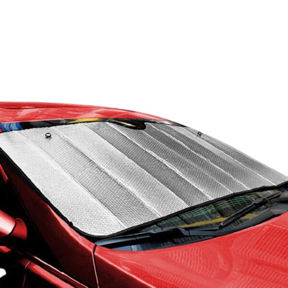 Universal Car Front Windshield Sunshade, Foldable Foil Curtains