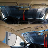 Universal Car Front Windshield Sunshade, Foldable Foil Curtains