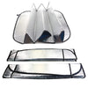 Universal Car Front Windshield Sunshade, Foldable Foil Curtains