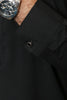 JET BLACK MEN'S WASH & WEAR SHALWAR KAMEEZ WITH COLLAR 2