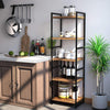 Bookcase kitchen rack