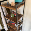 Bookcase kitchen rack