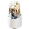 Dustproof Makeup Brush Holder, 360° Rotating Acrylic Organizer, for Vanity