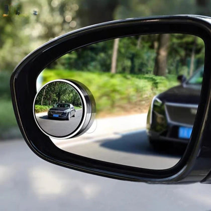 Car Round Mirror Original Glass, 2 Pcs, Blind Spot Mirrors, for Safe Driving