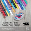 ST Pastela Metallic Acrylic Paint Marker Set Of 6 – 0.7mm