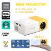 Mini Projector 24-60 Inch Display, 360° Flip, Perfect for Home Entertainment