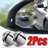 Car Round Mirror Original Glass, 2 Pcs, Blind Spot Mirrors, for Safe Driving