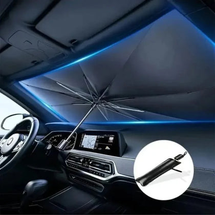 Car Windshield Umbrella Sun Shade, Foldable UV Reflector, Summer Sun Protection