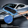 Car Cleaning Mop with Retractable Handle, Microfiber Brush for Dust & Dirt