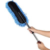 Car Cleaning Mop with Retractable Handle, Microfiber Brush for Dust & Dirt