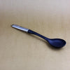 Black colored silicone spoon