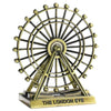 Creative London Eye Ornament, Rotating Wheel, Metallic, for Home Decor