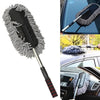 Car Cleaning Mop with Retractable Handle, Microfiber Brush for Dust & Dirt