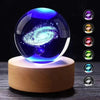 LED Crystal Ball with Touch Switch, for Decorative Home Light