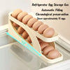 Egg Organizer, Automatic Scrolling Egg Rack, Space Saving Design, for Refrigerator