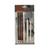 Keep Smiling Black & White Charcoal Pencil Kit