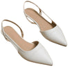 Closed Half Toe Pointed Mule, Fashionable Slingback, for Women